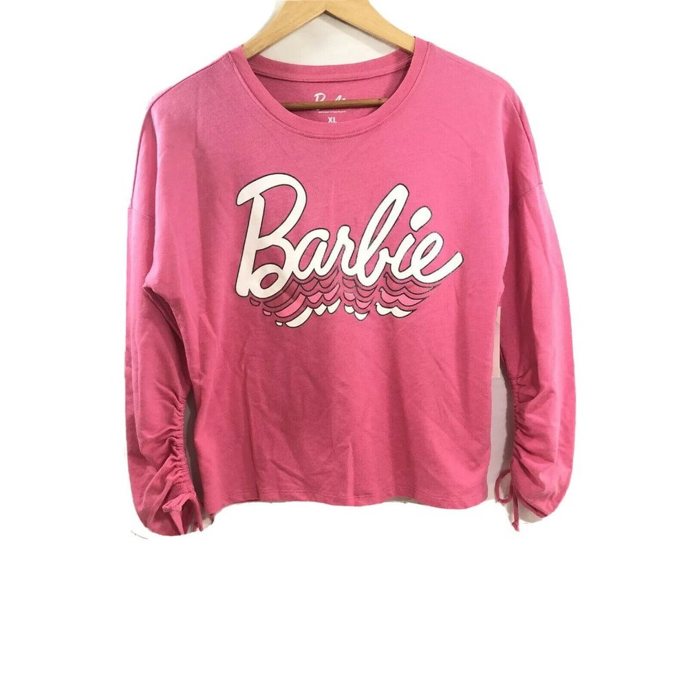 Barbie Logo Long Sleeve Girl's Sweater
